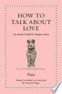 HOW TO TALK ABOUT LOVE