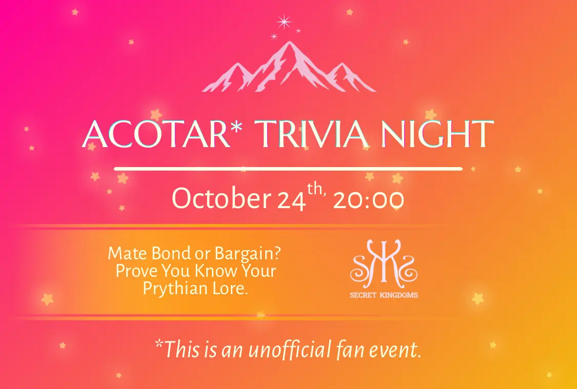 ACOTAR Fans Trivia Night